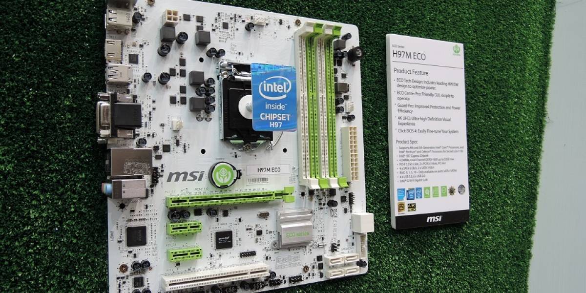 MSI presenta sus tarjetas madre ECO Series: Consumo sub-15W