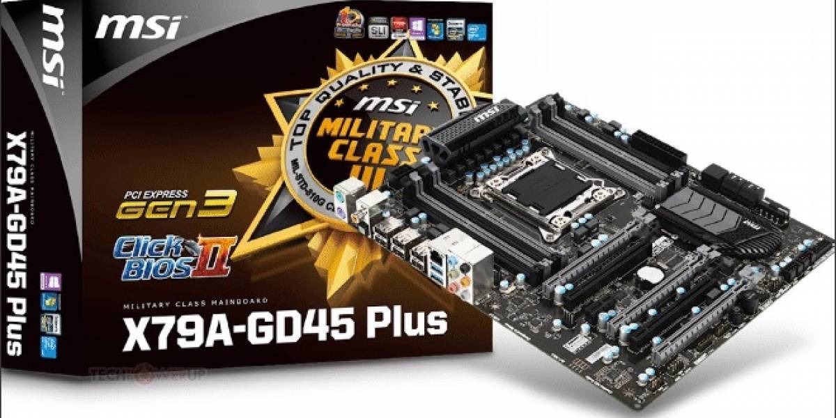 MSI lanza su nueva tarjeta madre X79A-GD45 PLUS