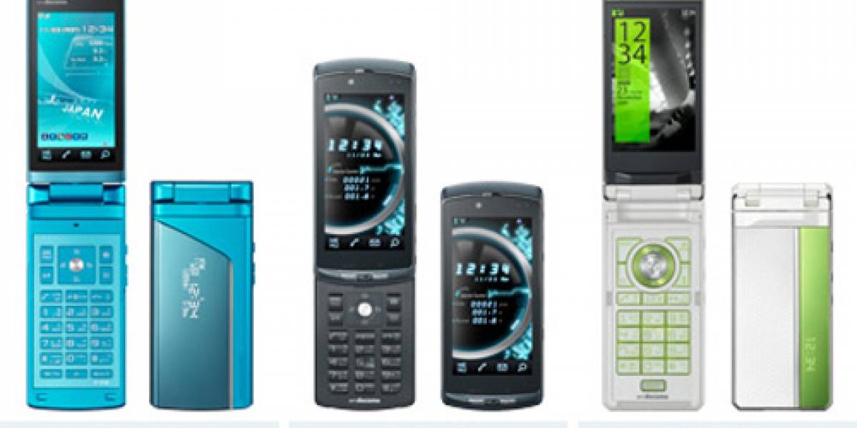 NTT Docomo anunció 19 nuevos móviles (galería de imágenes)