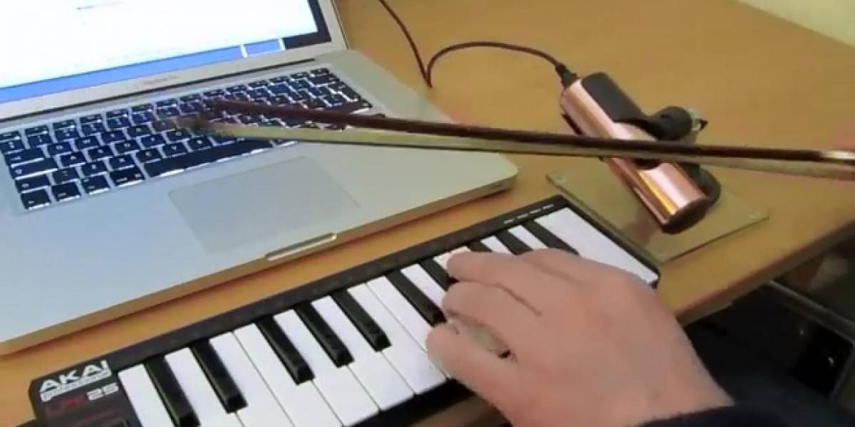 O-Bow, el violín que produce música a partir de un laser