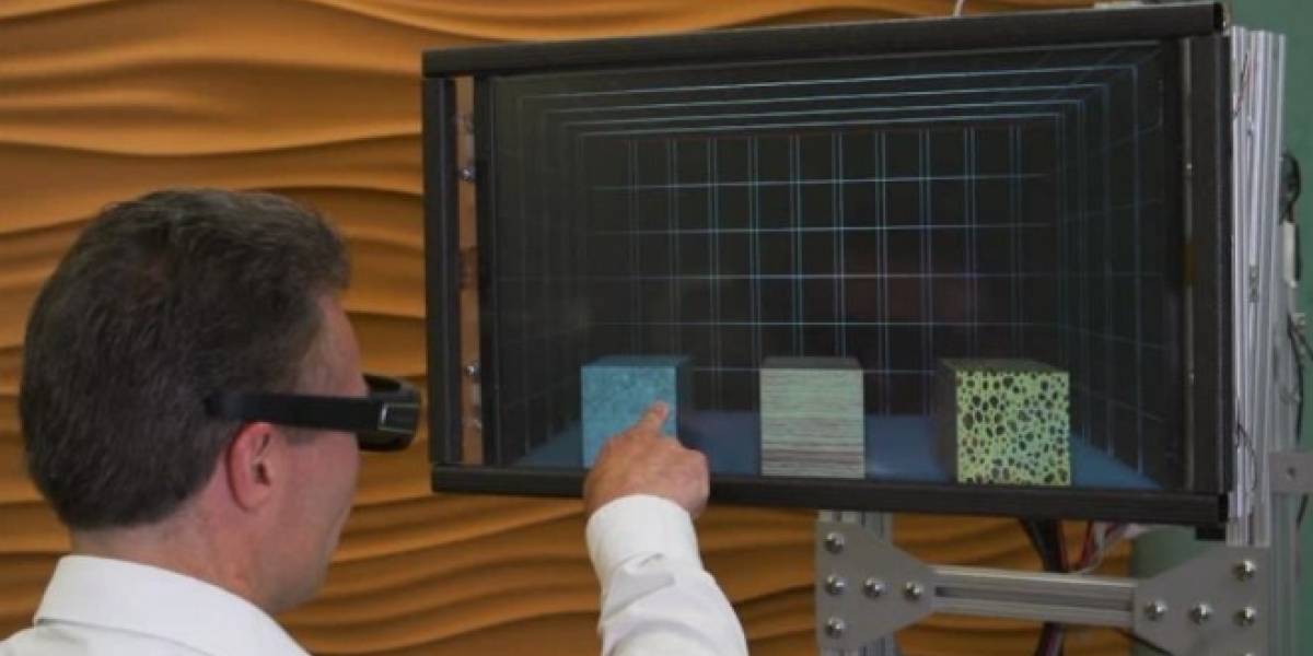 Microsoft desarrolla pantalla táctil 3D que permite identificar objetos virtuales a través del tacto