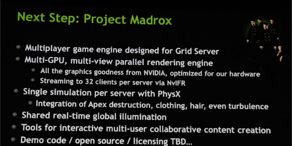 GDC 2013: NVIDIA alista su game engine en la nube “Project Madrox”