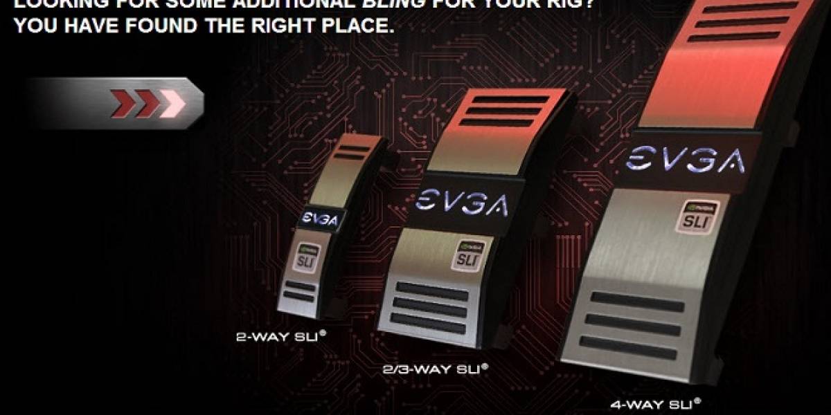 EVGA lanza sus PRO SLI Bridge: SLI con estilo