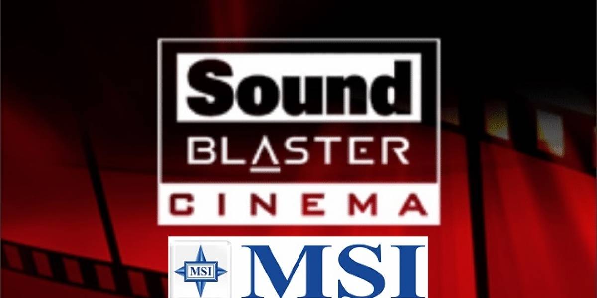 Tarjetas madre MSI G Series tendrán la tecnología Sound Blaster Cinema