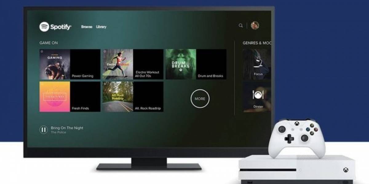Spotify finalmente está disponible en Xbox One