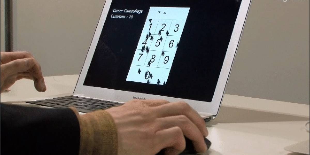 SymmetricCursors: Cursores ficticios protegen tus contraseñas