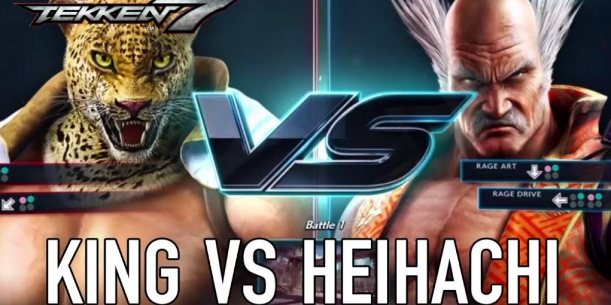Tekken 7 nos muestra un combate entre King y Heihachi