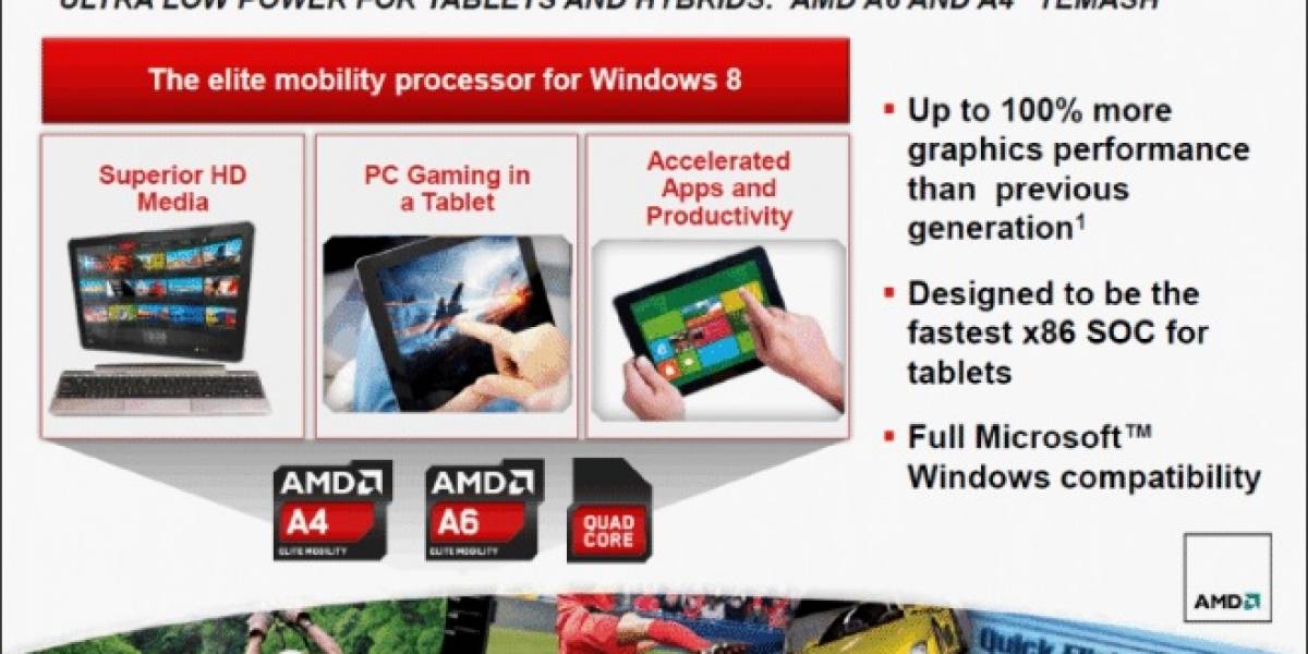 AMD alista su nuevo APU A4-1200 “Temash”
