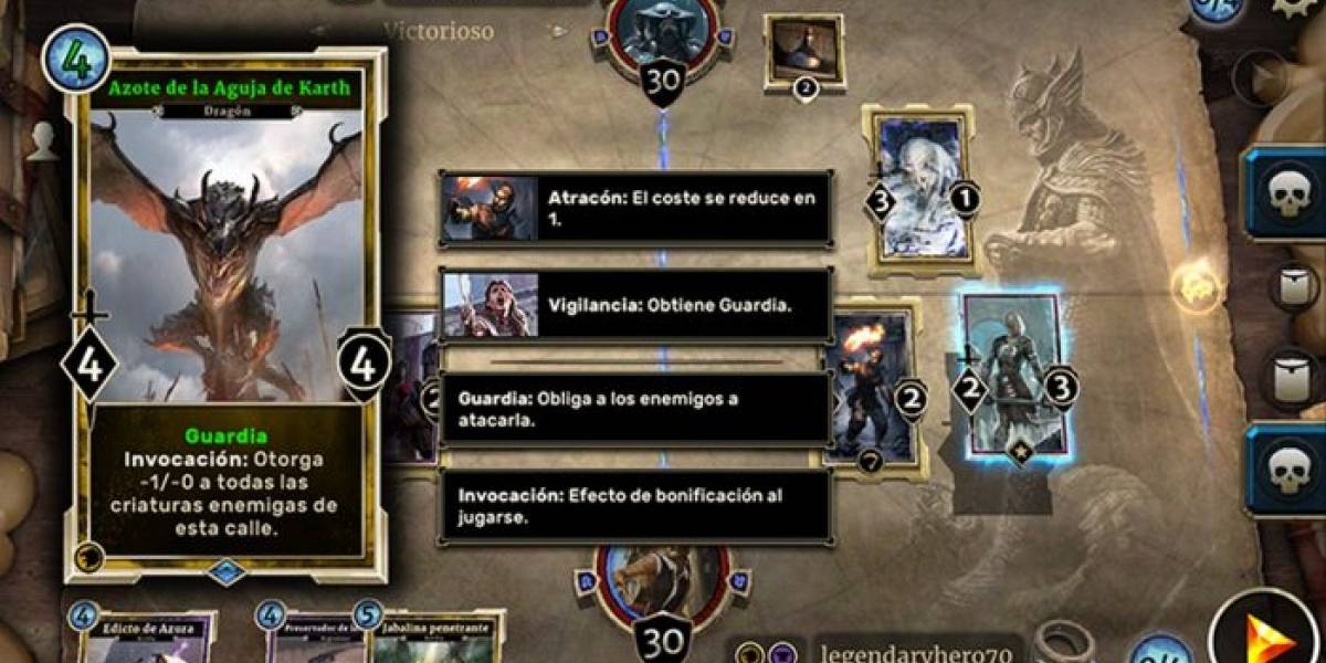The Elder Scrolls: Legends llega a dispositivos móviles