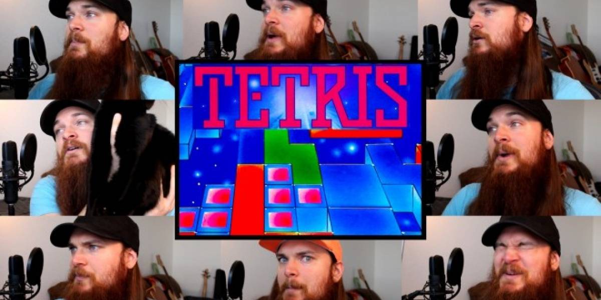 Imperdible: Un hombre canta el tema de Tetris a capella