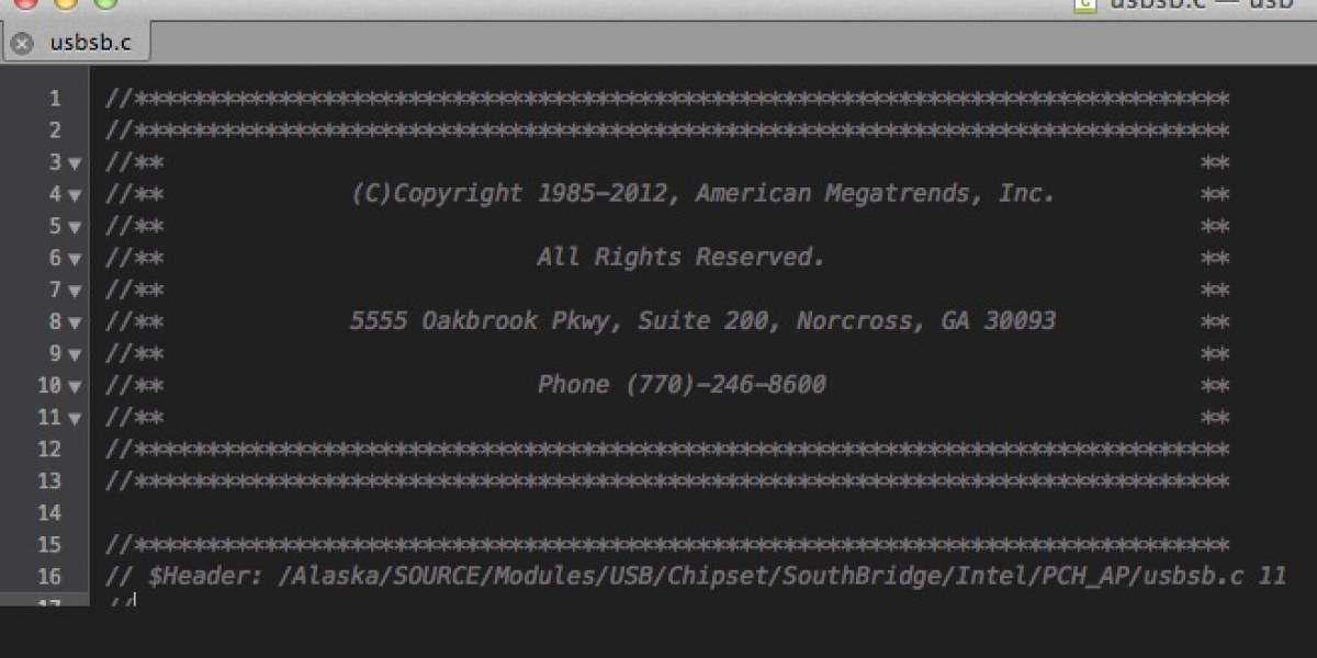 Se filtra el código fuente UEFI de American Megatrends Inc (AMI)