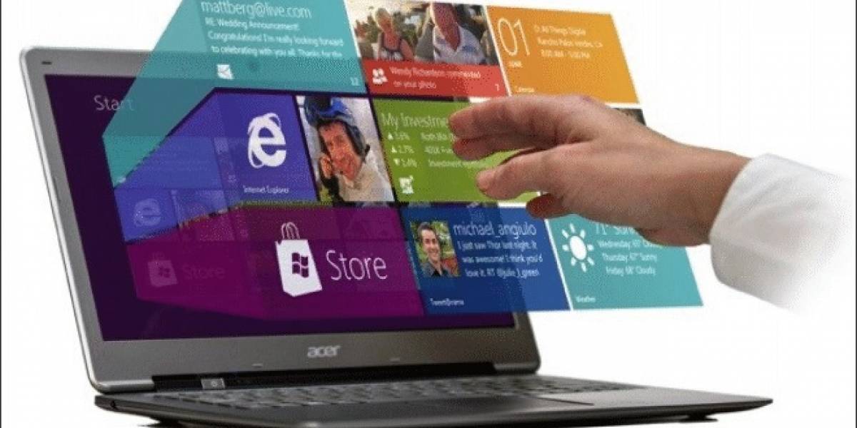 Microsoft impulsará la venta de notebooks con pantalla táctil