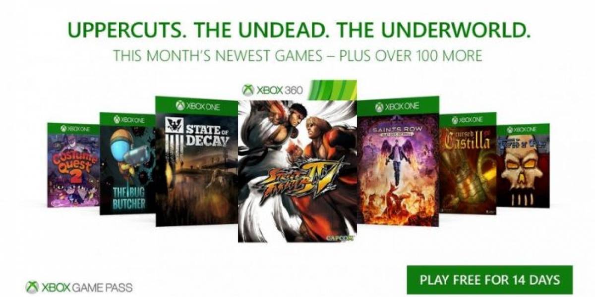 Xbox Games Pass agregará State of Decay, Street Fighter IV y más en octubre