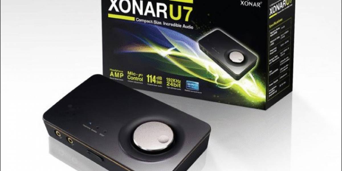ASUS anuncia su nueva tarjeta de sonido externa Xonar U7 USB