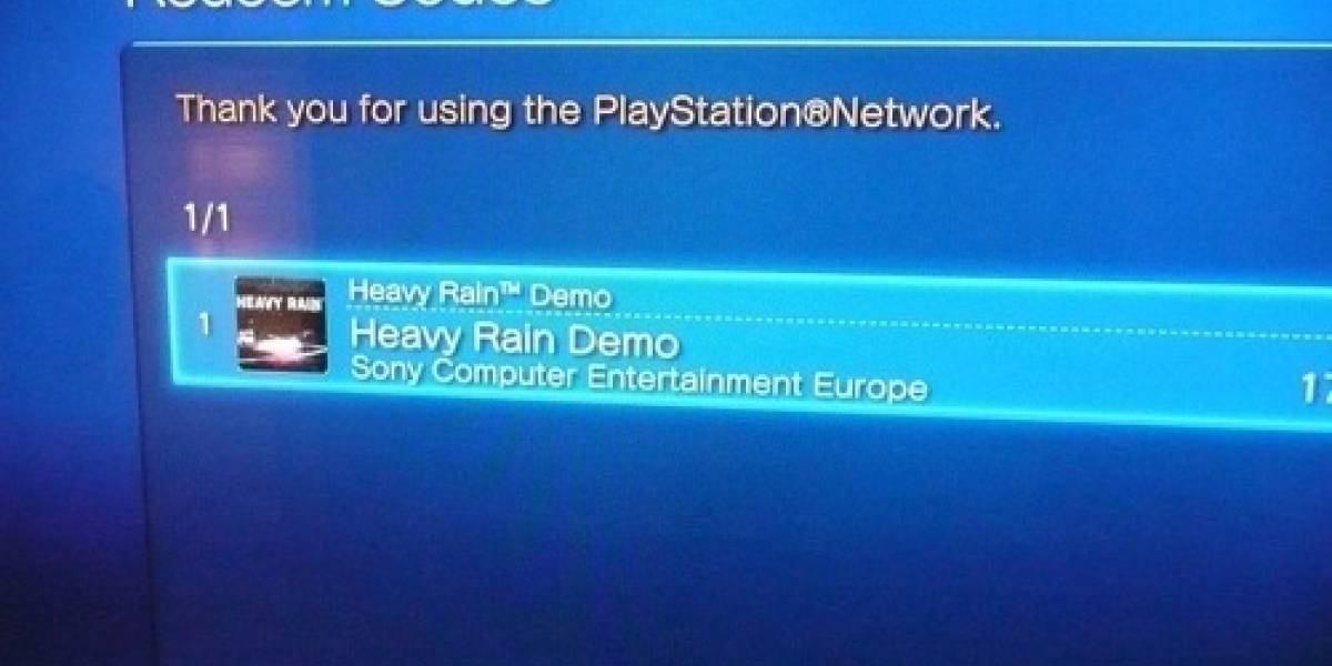 Descarga el Demo de Heavy Rain AHORA