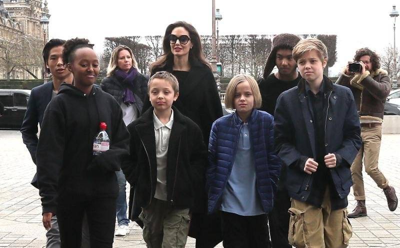 hijos de angelina jolie