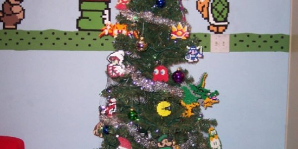 Un árbol de Navidad en 8 bits