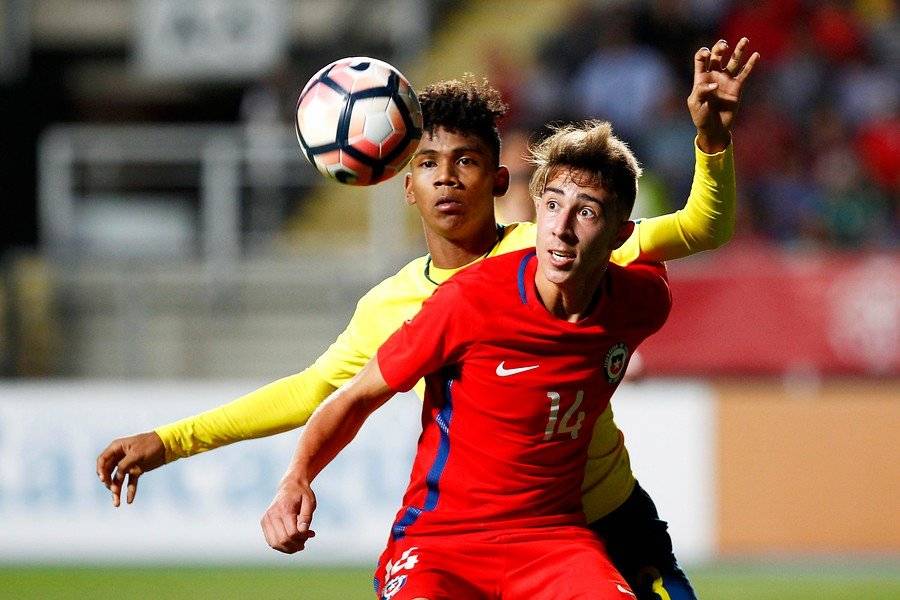 El delantero Diego Valencia, quien defendió a la Roja en el Mudial Sub 17 India 2017, será uno de los juveniles que tendrá a disposición Beñat en 2018 / Foto: Agencia UNO