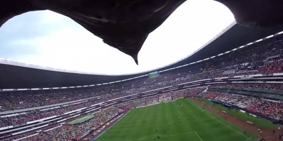 Vuelo de águila con GoPro en el Estadio Azteca
