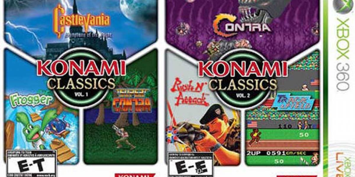 Konami venderá compilaciones de sus clásicos para Xbox 360