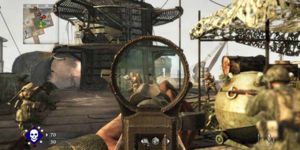 El tercer paquete de mapas de CoD: World at War supera el millón de descargas
