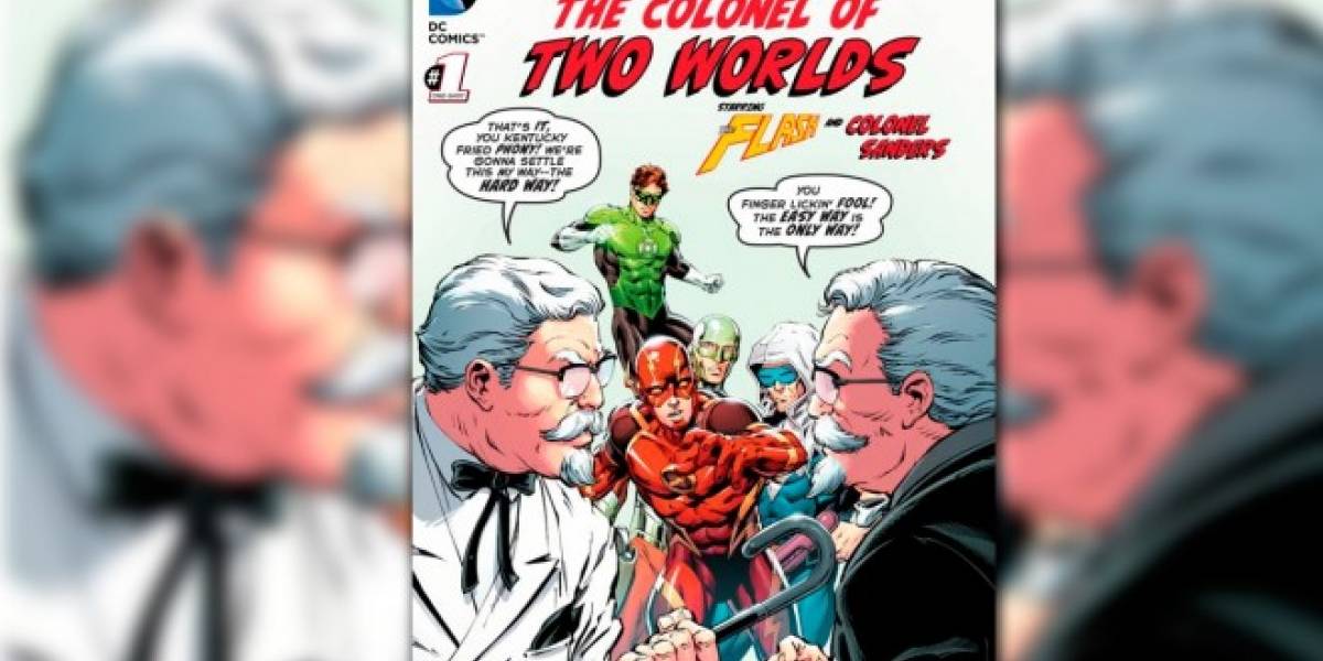 DC se une a KFC para lanzar cómic con Flash y el Coronel Sanders