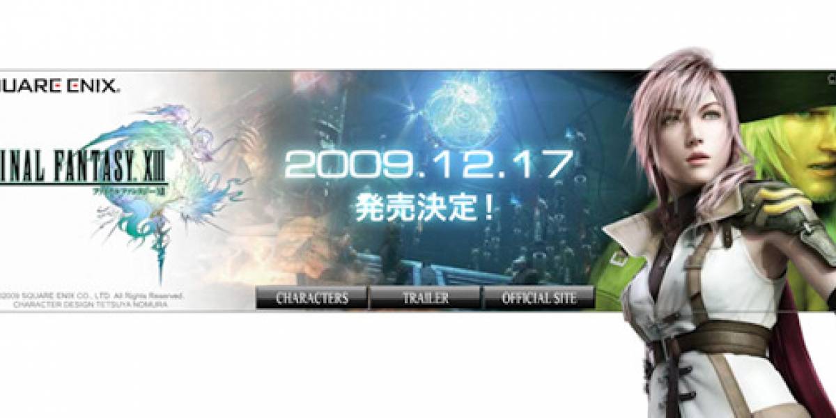 Futurología: Banner publicitario revela la fecha de salida de Final Fantasy XIII