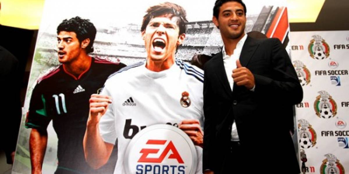Carlos Vela dice presente en la portada de FIFA 11