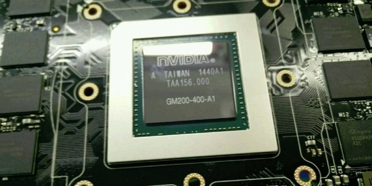 NVIDIA Big Maxwell GM200 posa para la cámara