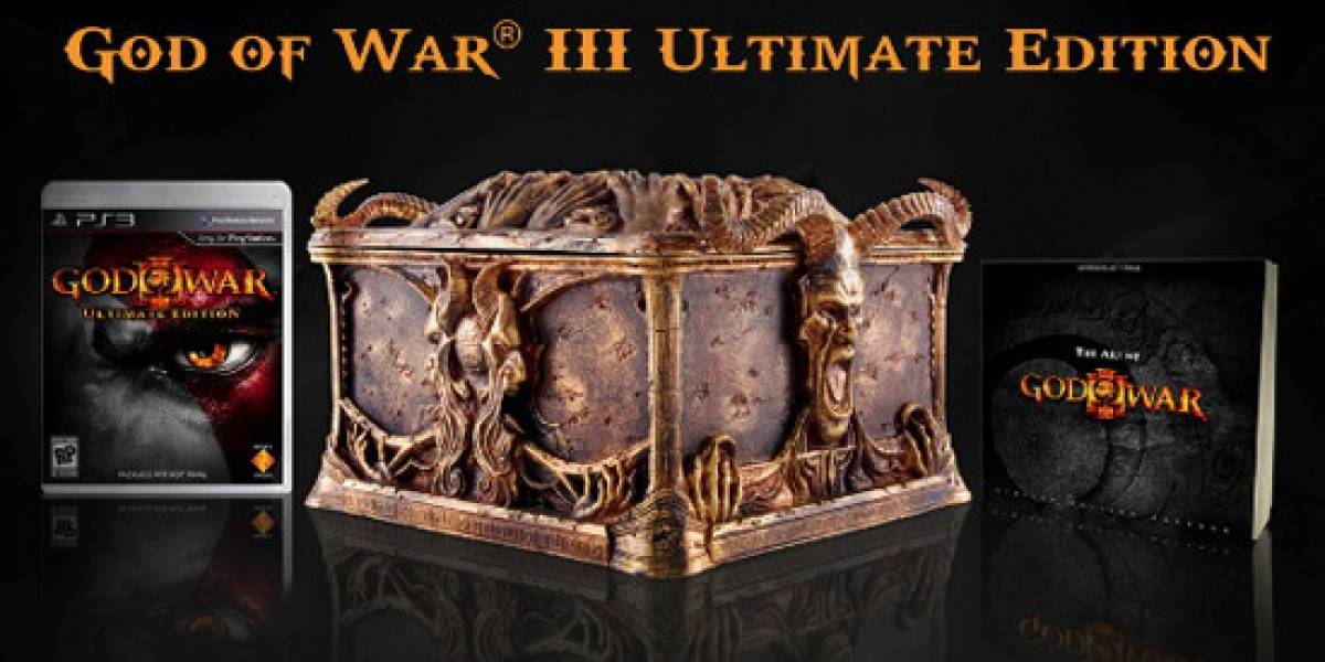 Detalles sobre la edición para coleccionistas de God of War III