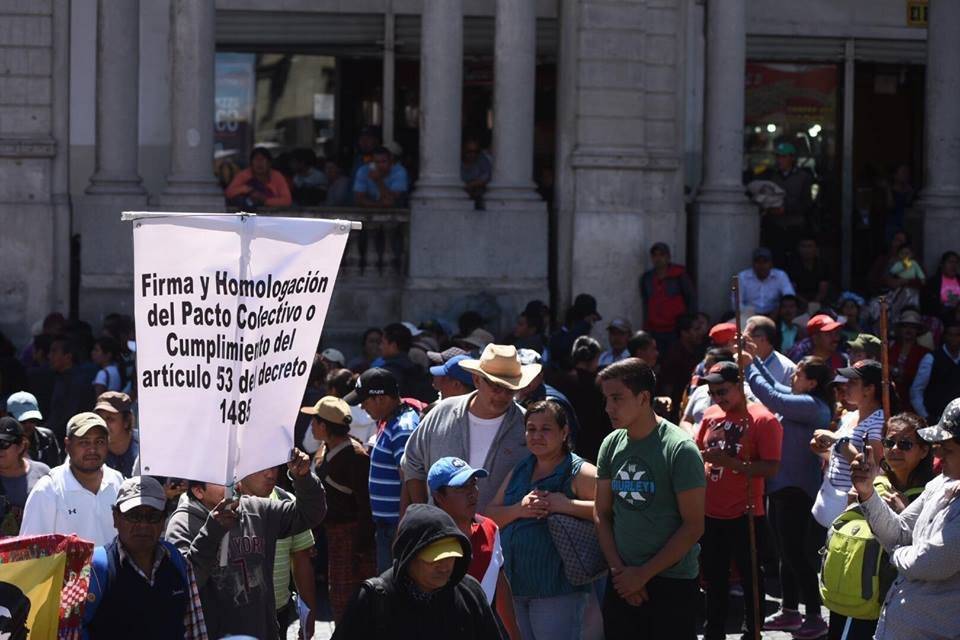 manifestación de maestros