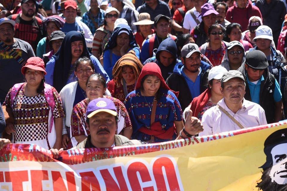 manifestación de maestros
