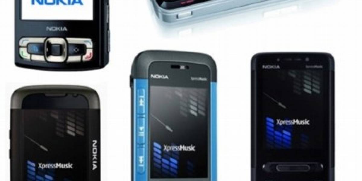 Los cinco nuevos celulares de Nokia: N81, N95 8GB y XpressMusic 5310, 5610 y 5700
