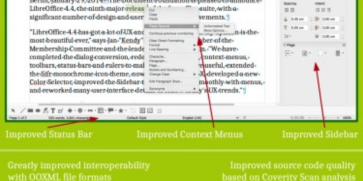 Lanzan LibreOffice 4.4