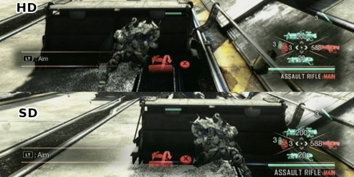 Equipo tras Vanquish recordó que no todos tienen TVs HD