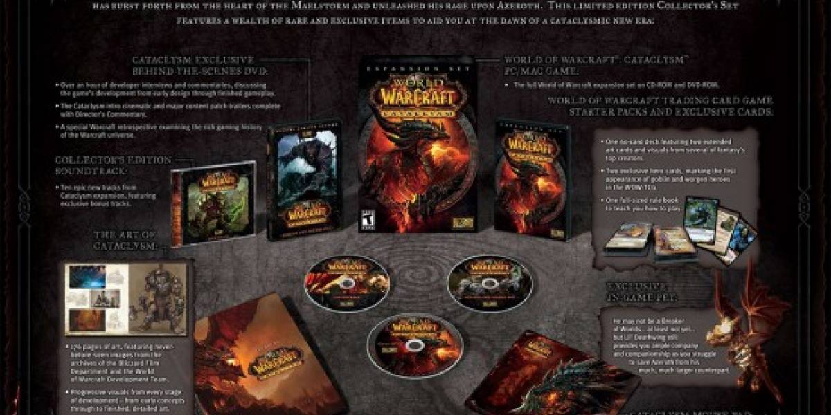 Blizzard revela edición de colección de WoW Cataclysm