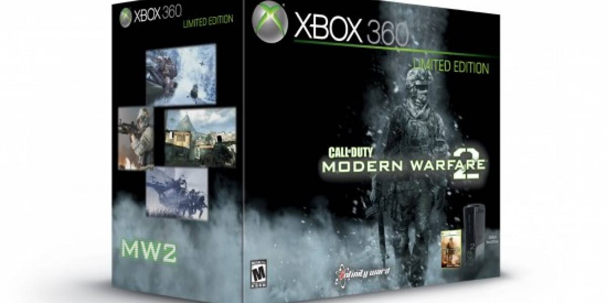 XBOX 360 250GB versión Modern Warfare 2