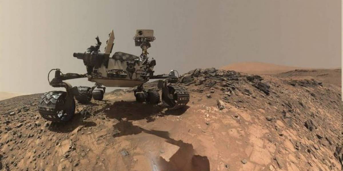 Curiosity toma impresionante fotografía panorámica de Marte