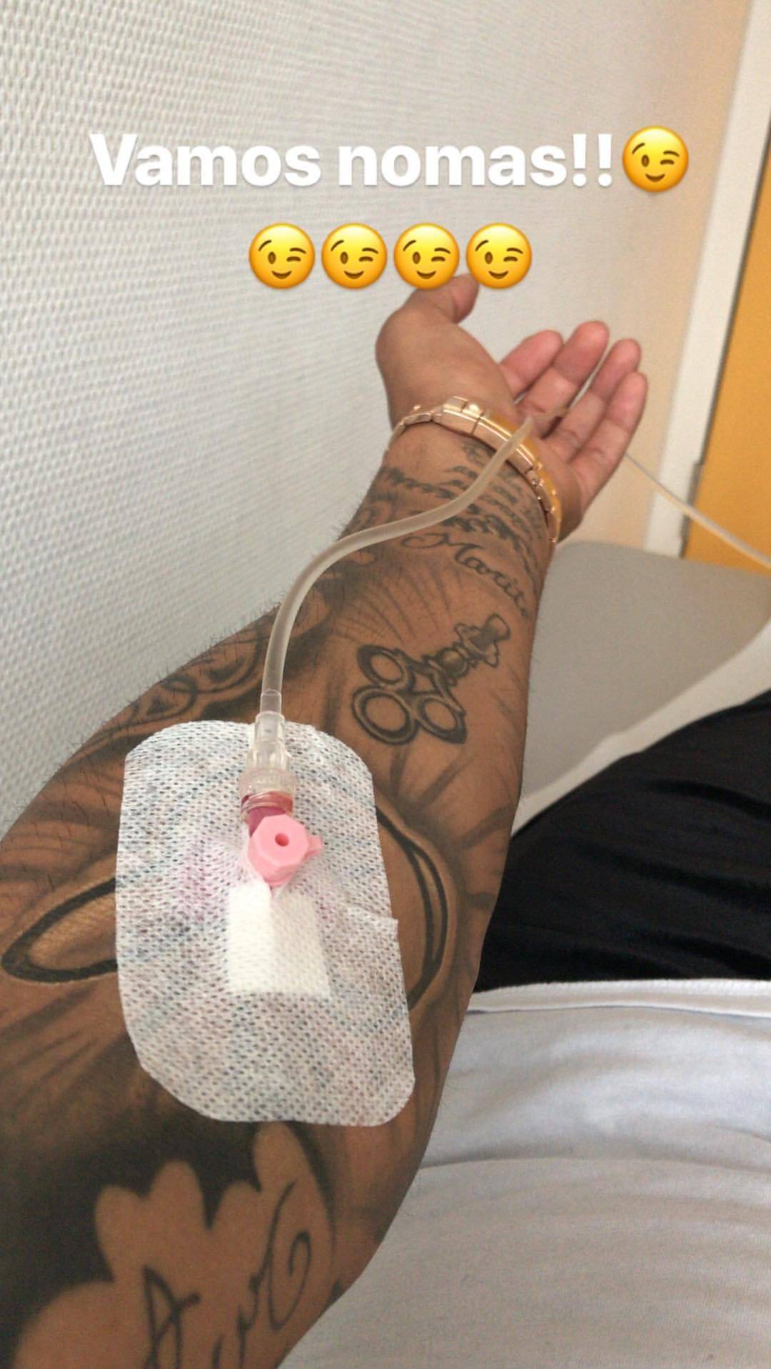 Arturo Vidal sufre con una gastroenteritis