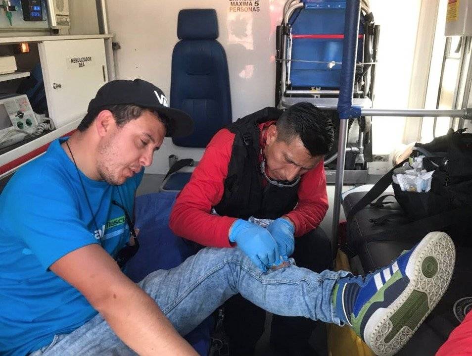 Rescate parapentista