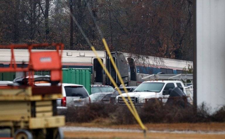 Choque de trenes en Carolina del Sur