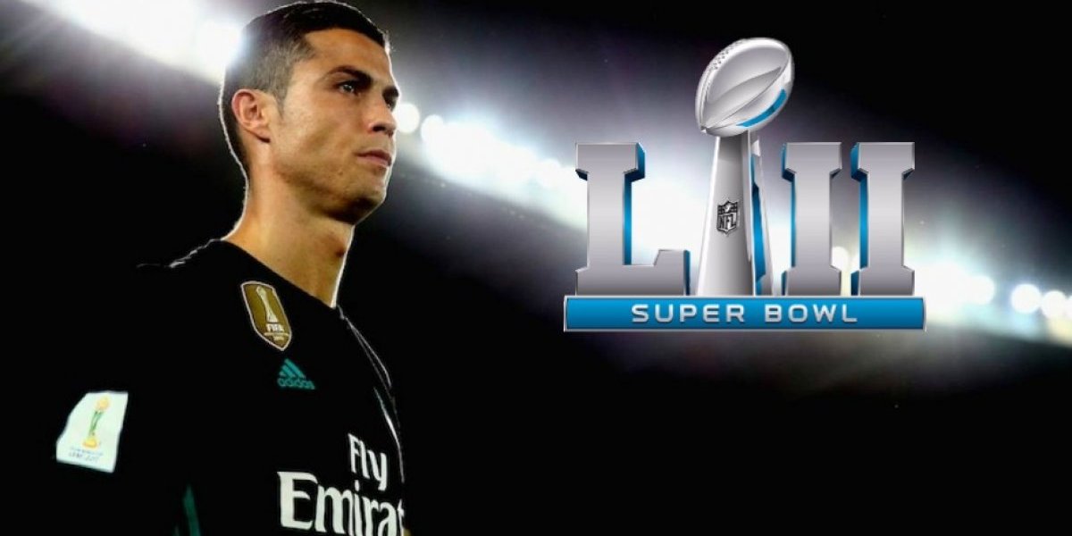 Cristiano Ronaldo se alista para el Super Bowl LII