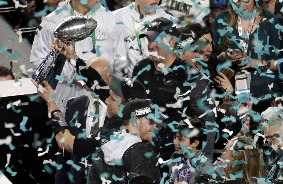 Los Eagles festejaron / imagen: AP