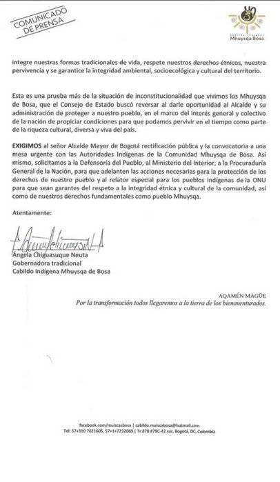 comunicado
