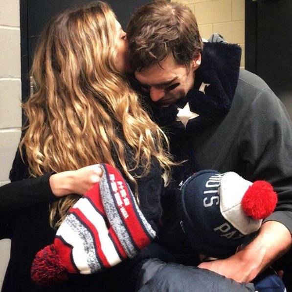Tom Brady Gisele Bundchen e filhos