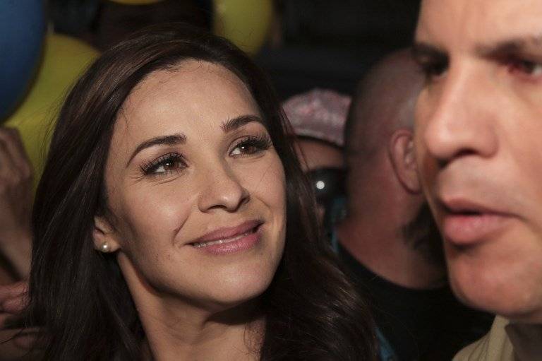 Laura Moscoa y Fabricio Alvarado