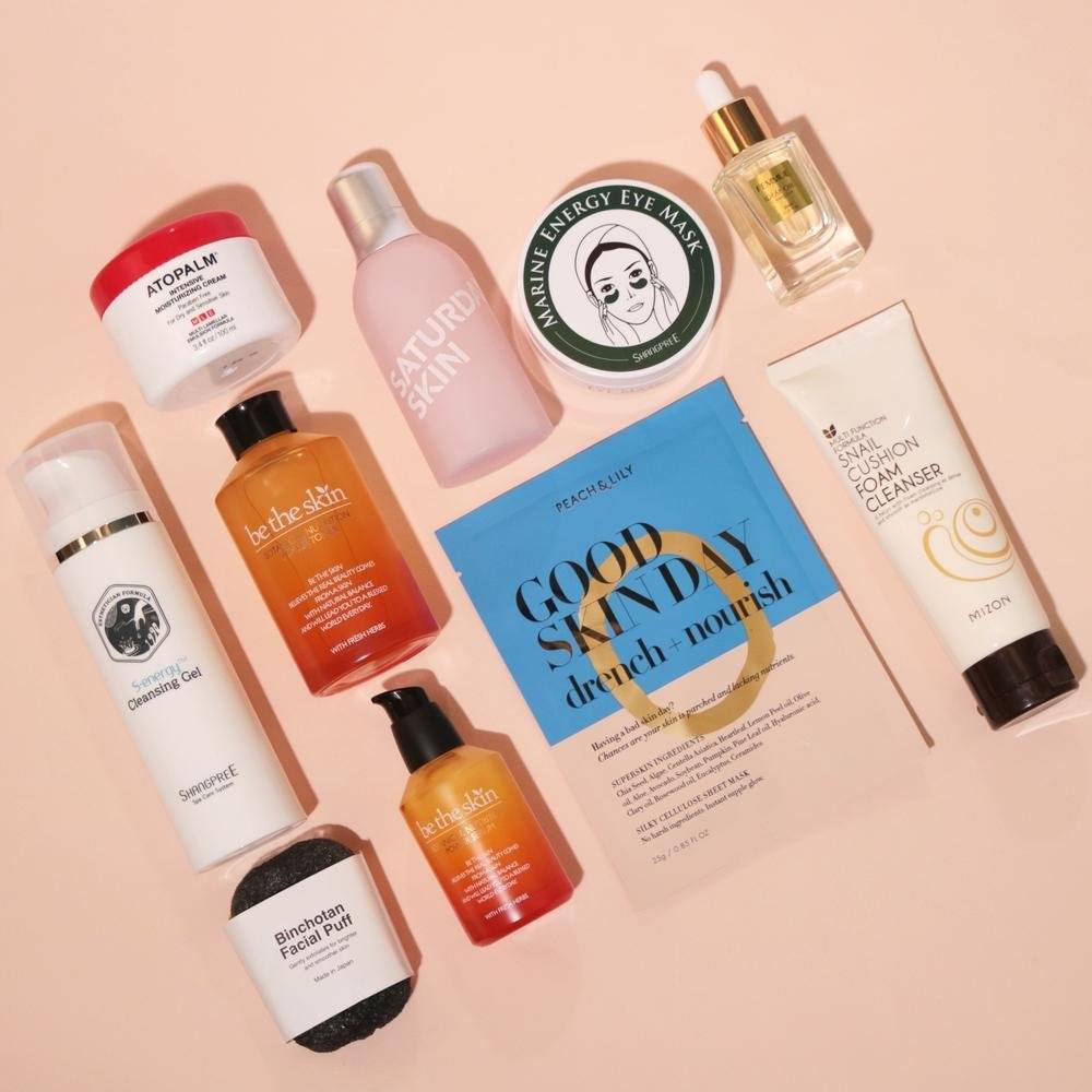 kit belleza coreana peach and lily