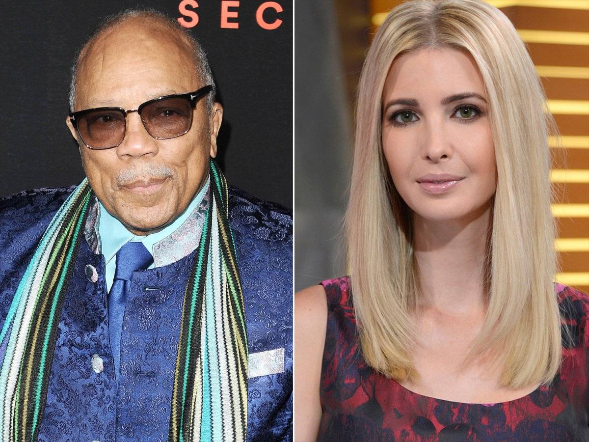 Quincy Jones e Ivanka Trump