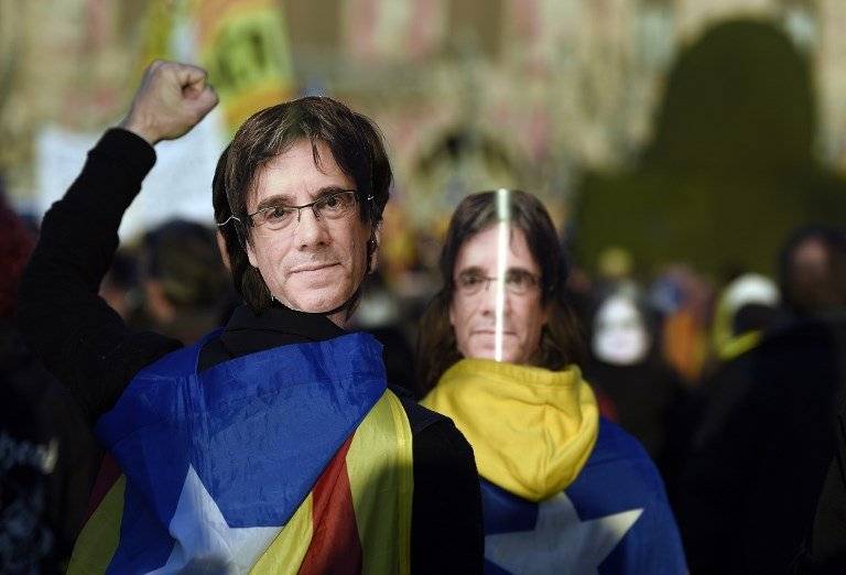 Protestas en Cataluña