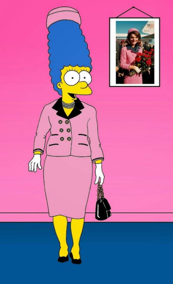 margesimpsonjackiekennedyartcartoonillustrationsatiresketchfashionluxurystyleiconicdressesallthetimethesimspsonshumorchicbyalexsandropalombo.jpg
